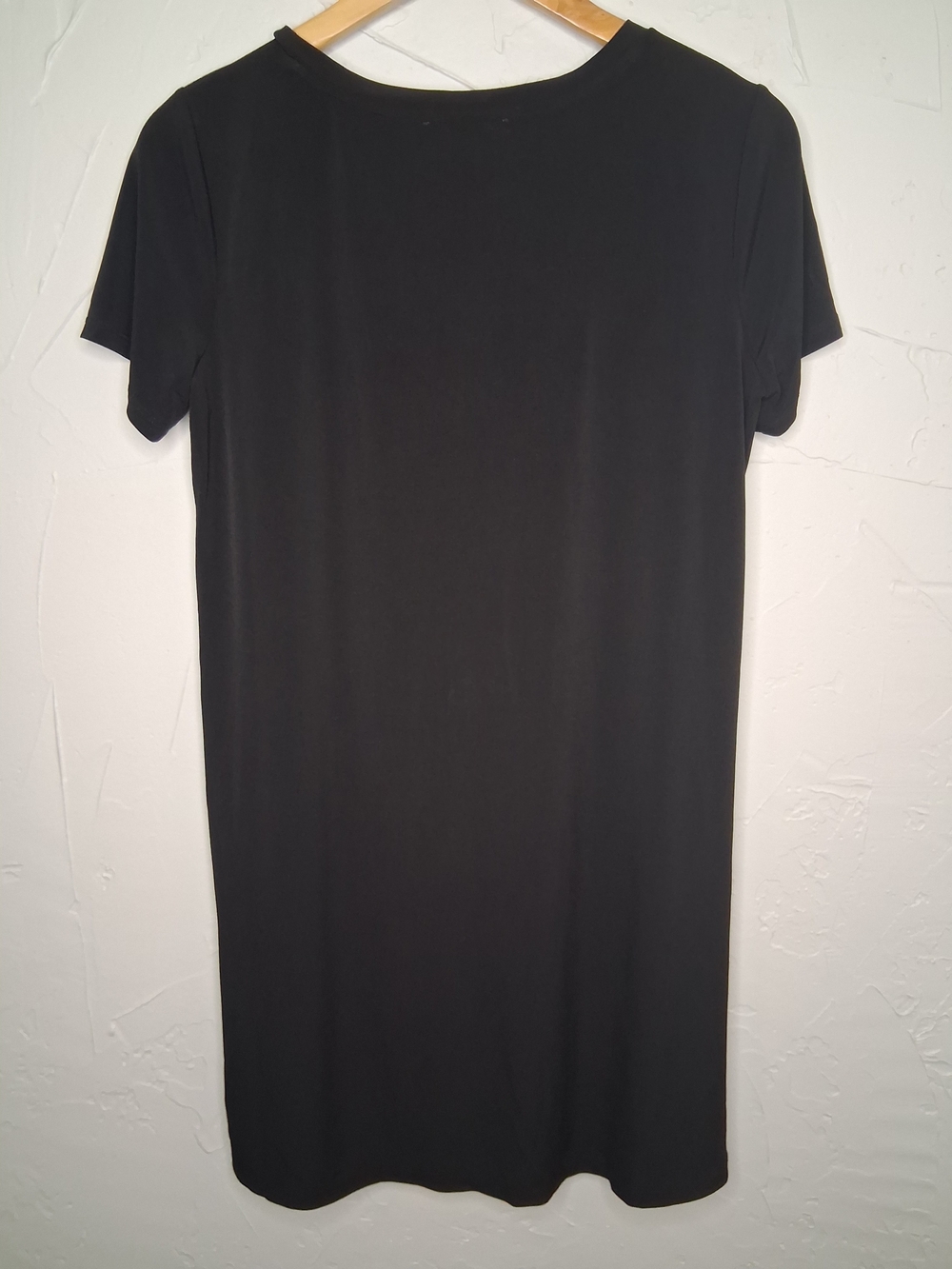 Michael Kors Little Black Dress Srudded Neck Women's Short Sleeve Sz M Classic - Picture 8 of 8
